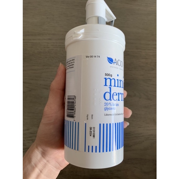 Kem Dưỡng Miniderm ACO của Thuỵ Điển - 500g &amp; 700g