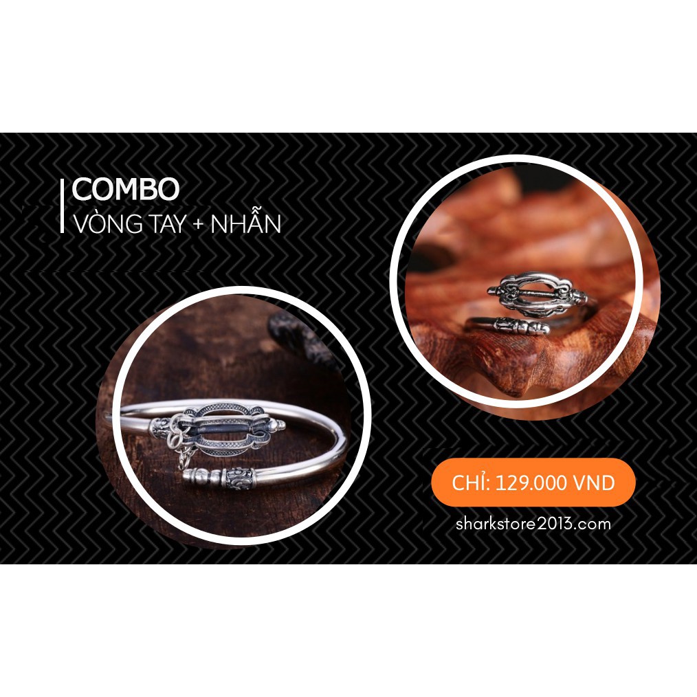 SALE COMBO 1 VÒNG + 1 NHẪN HOA DU KÍ