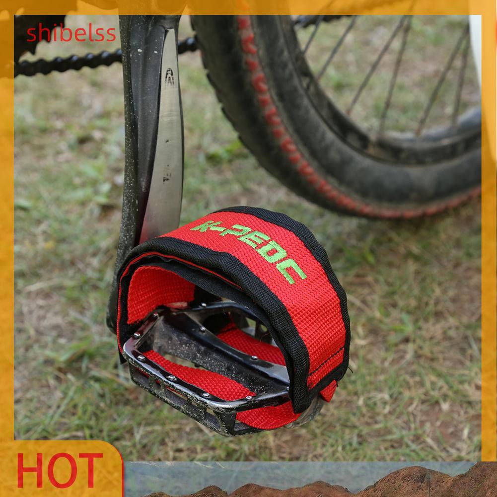 （ʚshibelss）Bicycle Fixed Gear Pedal Strap Anti-slip Toe Clip Bike Cycling Pedal Tape
