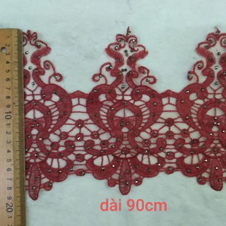 Ren chân kết cườm và ủi đá (dây lẻ)