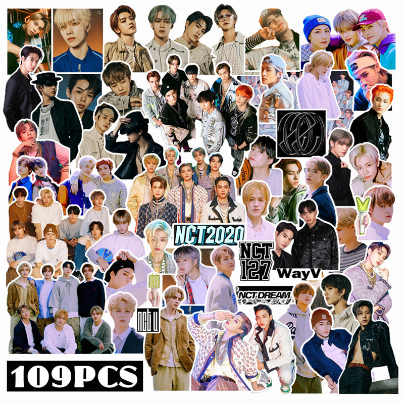 Bộ 109 Sticker Dán Trang Trí Hành Lý Nct127 2020