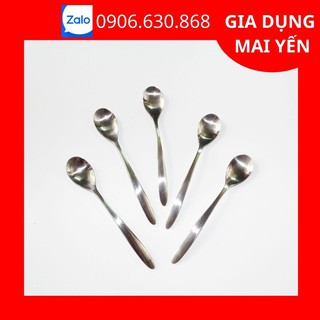 [RE HANG] Set 5 Muỗng Cafe Đen Inox Cao Cấp