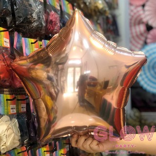 Bóng ngôi sao 45cm - màu rosegold như hình