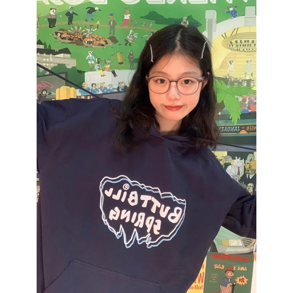 NRVP Áo Hoodie Tay Dài Oversize In Họa Tiết Phong Cách Hàn Quốc Kiểu Mới Cho Nam / Nữ