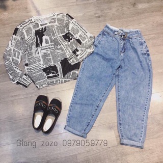 Áo Tờ Báo Trễ Vai