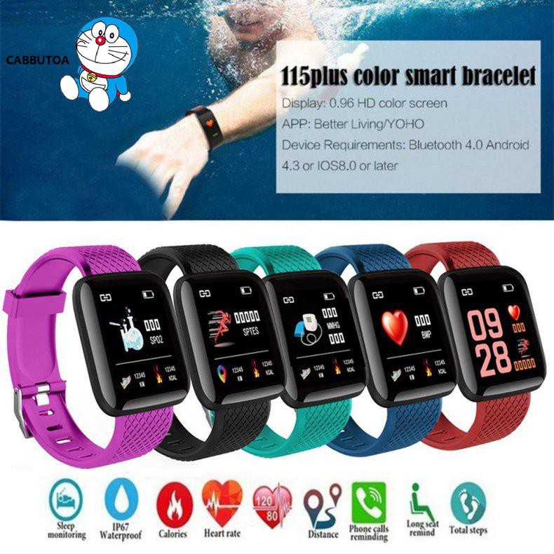 Đồng Hồ Đeo Tay Thông Minh 116plus Theo Dõi Sức Khỏe