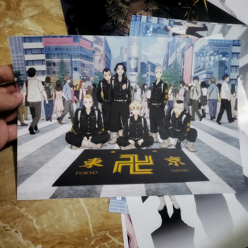 Poster tranh treo tường anime Tokyo Revengers Kịch trường của Takemichi - Poster in hình animesky