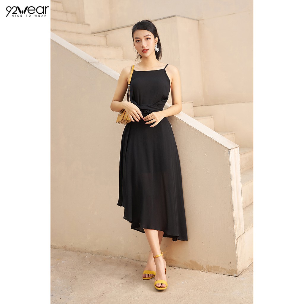 Đầm váy nữ dự tiệc 92WEAR (2 MÀU) đủ size, dáng dài đến bắp cân DDW1052 | BigBuy360 - bigbuy360.vn