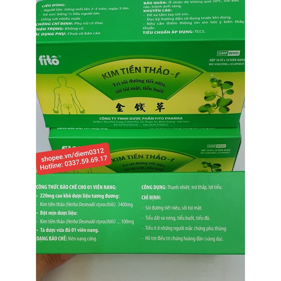 KIM TIỀN THẢO - HỔ TRỢ SỎI THẬN - SỎI MẬT - SỎI ĐƯỜNG TIẾT NIỆU