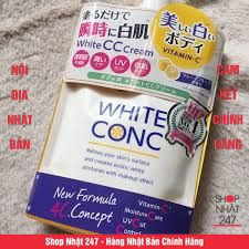 Kem dưỡng trắng da toàn thân ban ngày White ConC White CC Cream 200g Nhật Bản