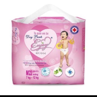 Combo 4 bịch bỉm quần enjoy loại s24 m22 l20 xl18 xxl16