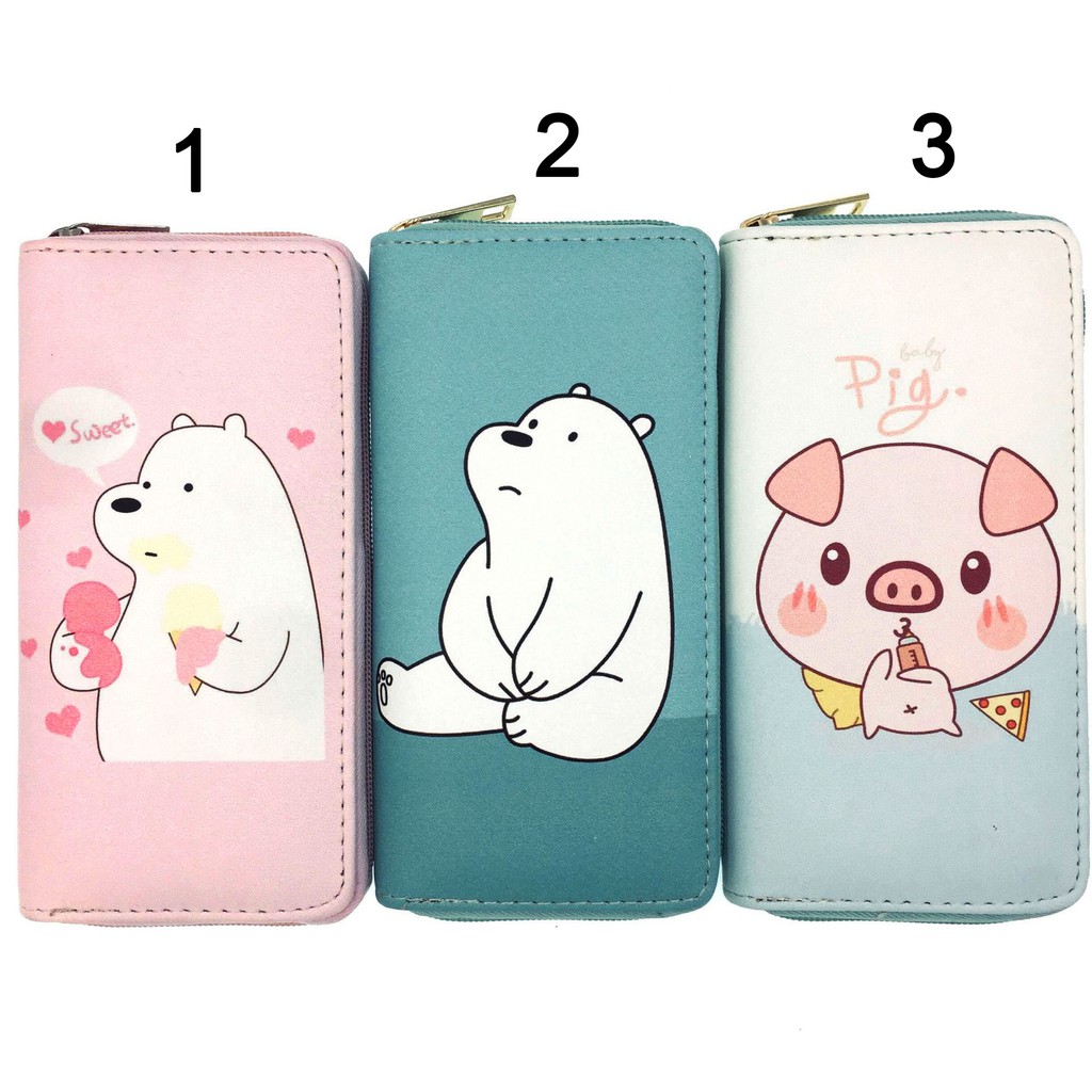 [TRỢ GIÁ] Bóp Ví Dài Cầm Tay Nữ Hoạt Tiết Hoạt Hình Chó Cảnh Siêu Dễ Thương ^^ _ Link 13