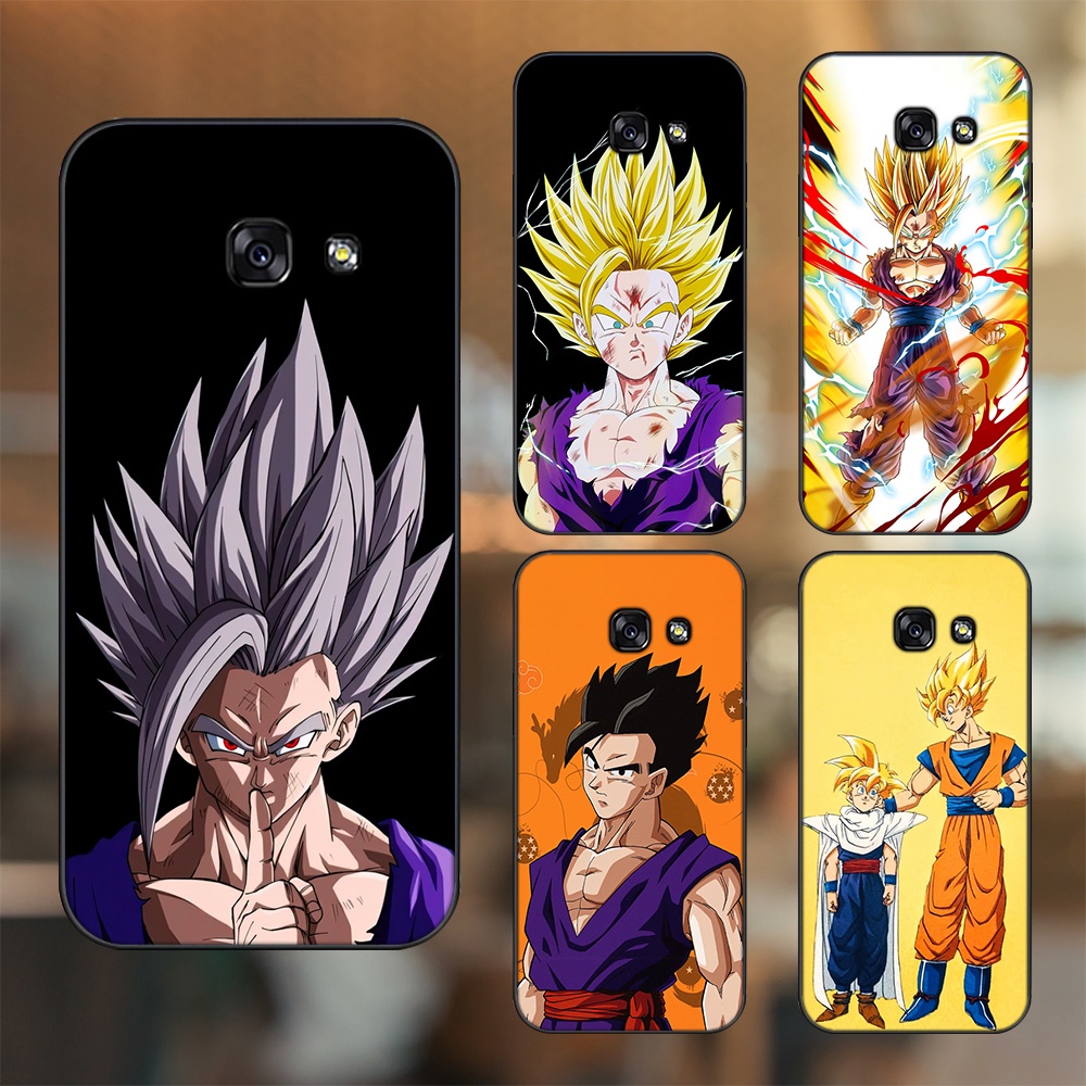 Ốp lưng Samsung A3 2017, A5 2017, A7 2017 viền đen in hình Gohan Dragon Ball