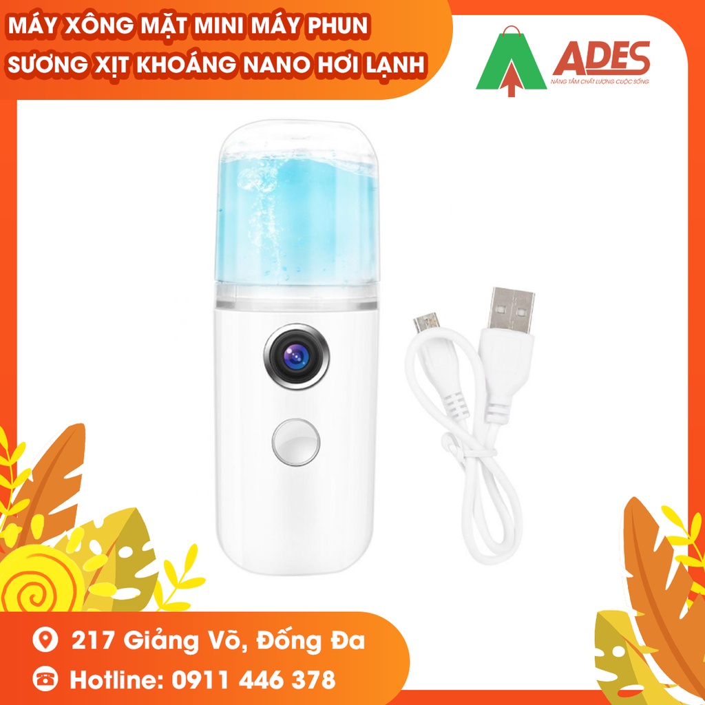 Máy xông mặt mini máy phun sương xịt khoáng Nano hơi lạnh - NEW HOT 2022