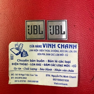 Đôi logo loa JBL nhỏ