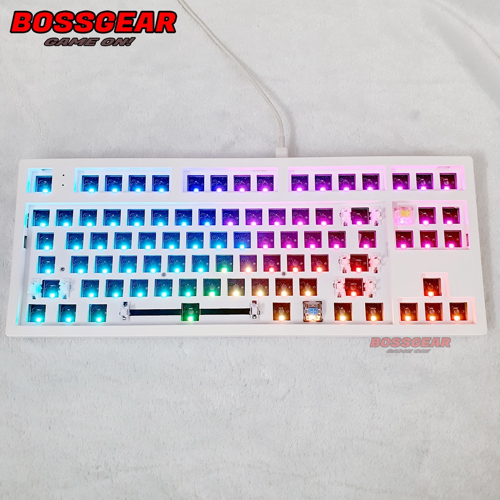 [Mã SKAMSALE03 giảm 10% đơn 200k] KIT Custom bàn phím cơ FL MK870 LED RGB Chính hãng Mạch xuôi hotswap 5 pin