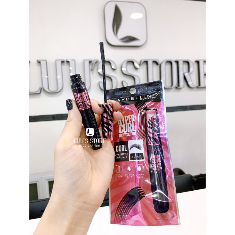 Mascara Maybelline The Hyper Curl Spiky Comb Đầu Nhỏ | BigBuy360 - bigbuy360.vn