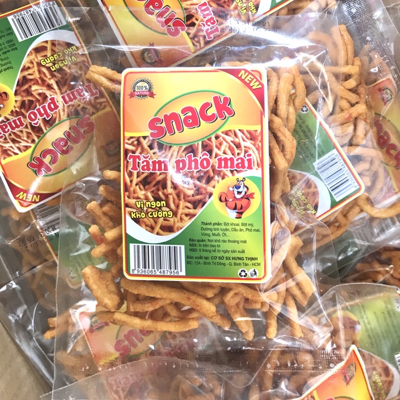 [Mã GROSALE5 giảm 10% đơn 150K] Snack tăm phô mai cay (500g)