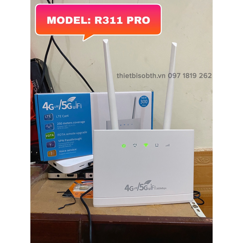 Bộ phát wifi từ sim 3G/4G ZTE CP101 sóng siêu khỏe, Tốc độ 300mpbs