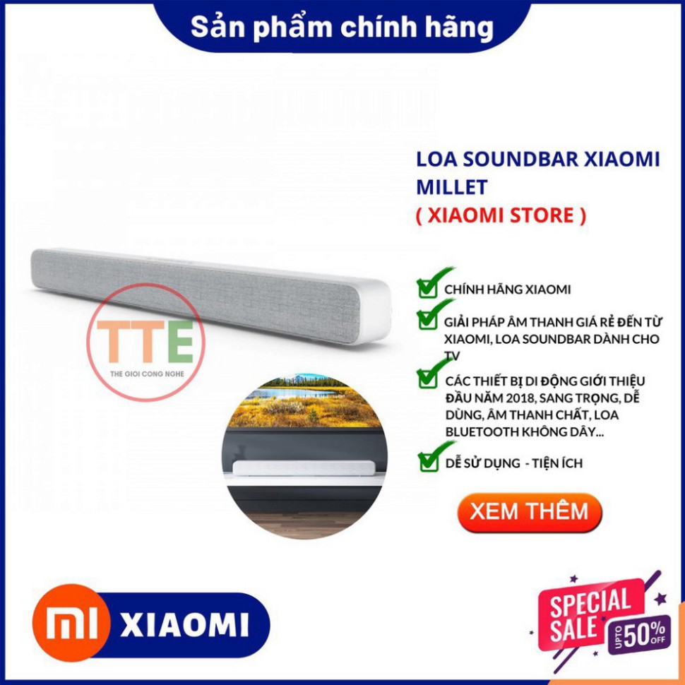 GIÁ ĐI SĂN Loa Soundbar Xiaomi Millet ( Trắng - Đen ) $$$