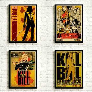 Poster Phim Quentin Tarantino Kill Bill Vol.1 Phong Cách Retro
