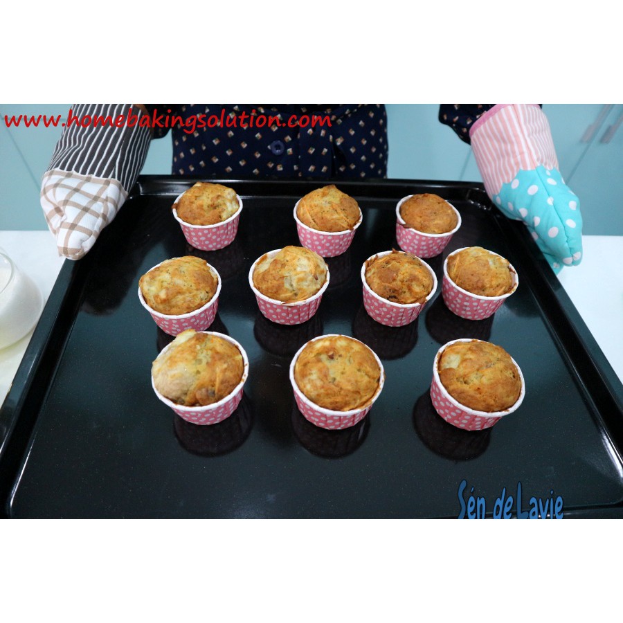 Set làm bánh sinh nhật - gồm: Bánh kem sinh nhật sô cô la, Cupcake sô cô la và Cupcake dinh dưỡng - Sén de Lavie