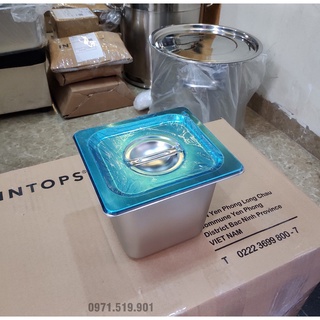 Khay đựng topping inox có nắp 1/6 loại 1.5L/2L