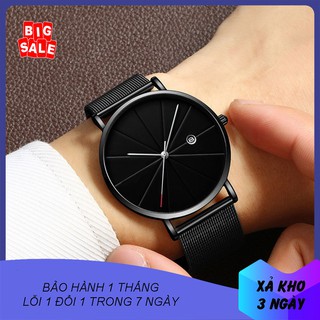 [Xả kho 3 ngày] Đồng Hồ Nam GENEVA  A8901, đồng hồ có dây-dây thép mềm, chống nước, chống xước  – [Queenlove88]