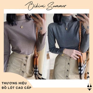 Áo cổ 3 phân giữ nhiệt xuất nhật motie
