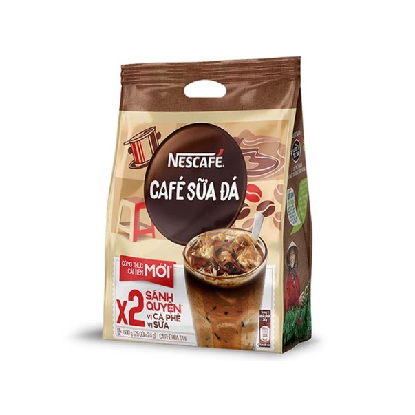 Nescafé Cafe sữa đá bịch 25 gói*24g