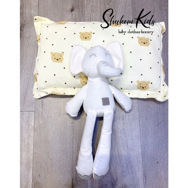 Gối xô bông hữu cơ  BOONA cao cấp mềm mại cho bé trai gái