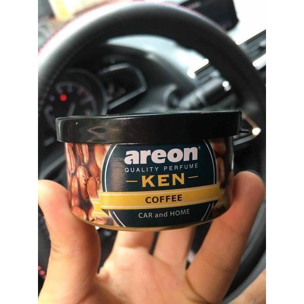 Sáp thơm ô tô – nước hoa ô tô mùi cà phê ( DỊU NHẸ – TỈNH TÁO ) – Areon Ken Coffee