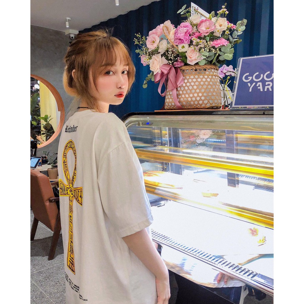 Áo thun tay lỡ Reminder ANKH T-Shirt Nam nữ cotton Kun Shop