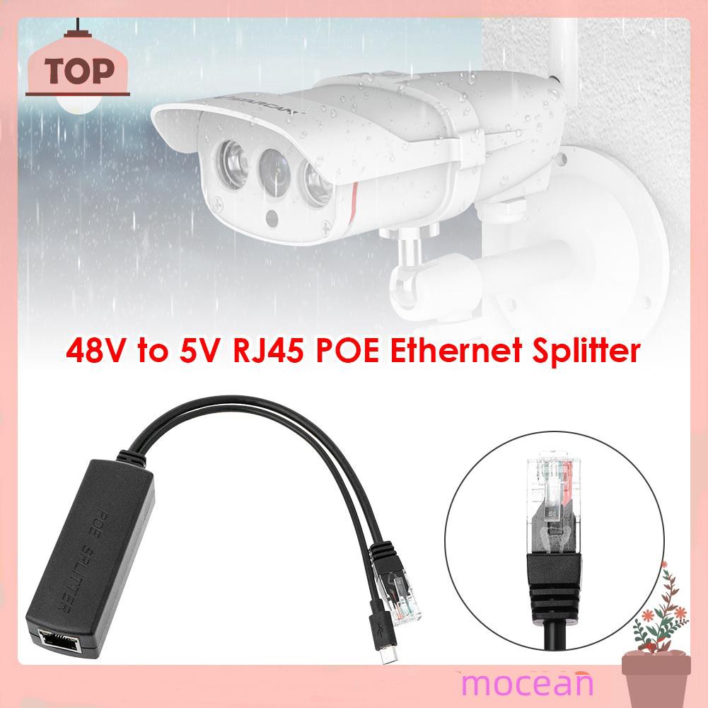 Bộ Chia Cổng Mạng Mocean 2.5kv Rj45 Poe 48v Sang 5v Micro Usb | BigBuy360 - bigbuy360.vn