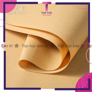 COMBO 100 tờ giấy xi măng kraft nâu 102x73cm dai làm túi, bọc quà, gói hàng, bao tập, cắt rập may