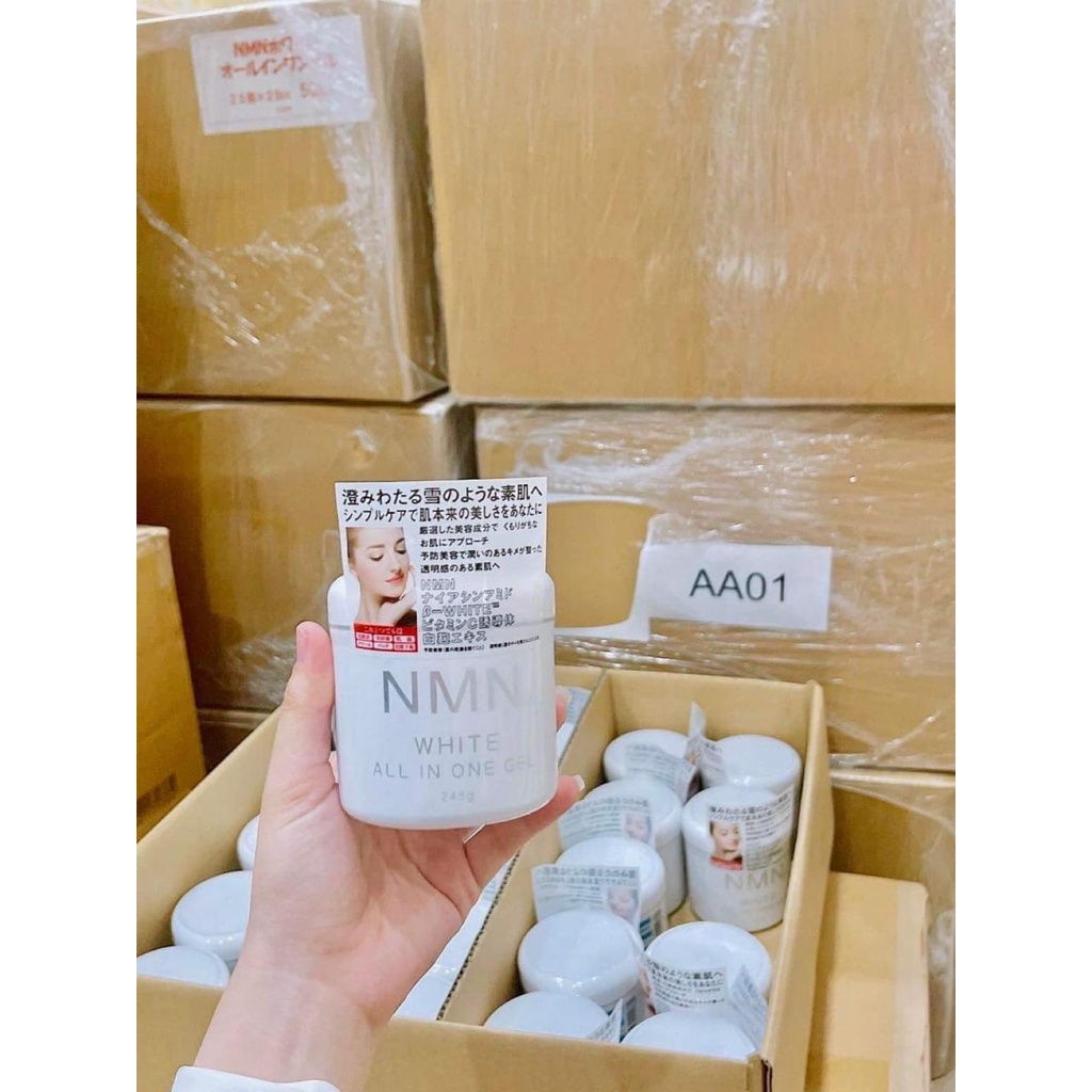 Kem Dưỡng Trắng Da Chống Lão Hoá NMN White All In One Gel 245g
