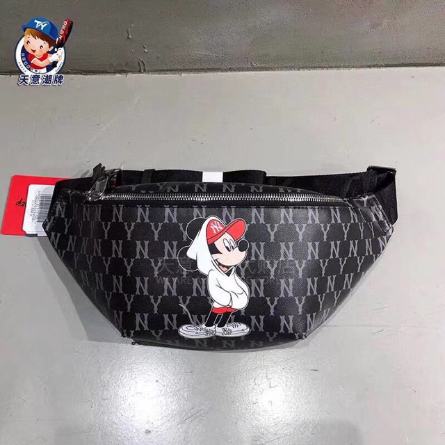 Túi bao tử NY chuột mickey đeo hông/ đeo bụng/ đeo chéo size 20 | BigBuy360 - bigbuy360.vn