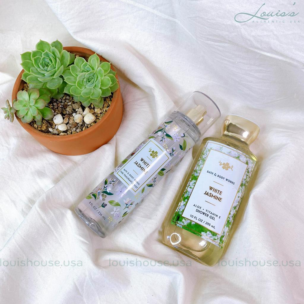 WHITE JASMINE - Body mist / Xịt thơm toàn thân Bath & Body Works Mỹ