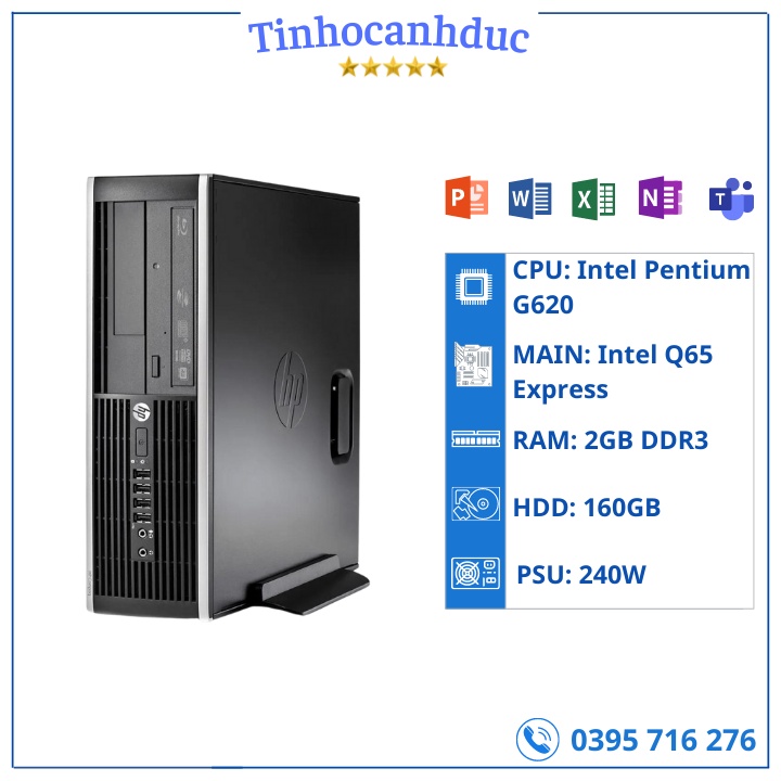 Máy Tính Đồng Bộ HP 6200 Pro SFF Intel G620 giá rẻ cho văn phòng