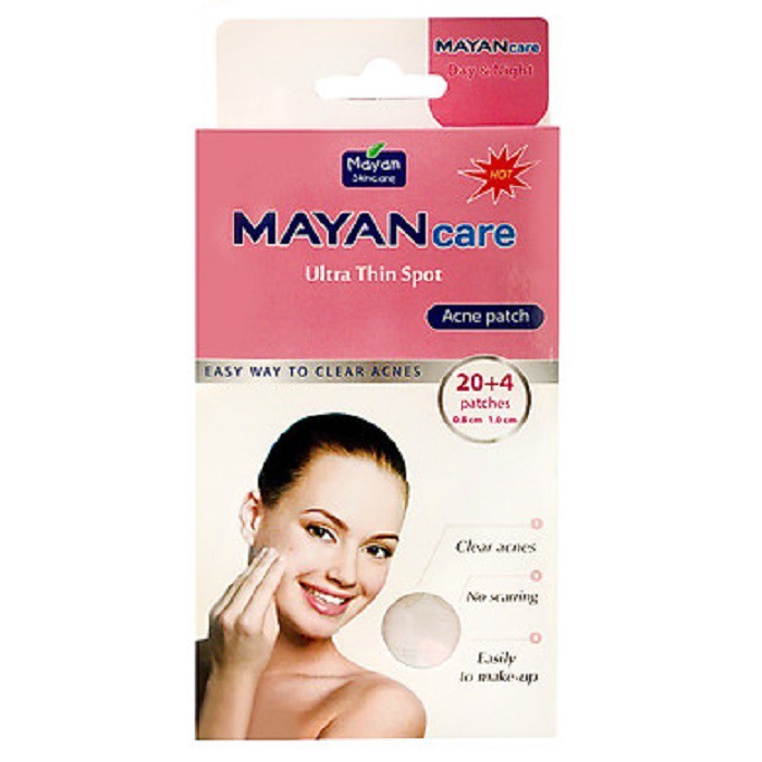 Miếng dán mụn Mayan care 0.8cm 20 miếng