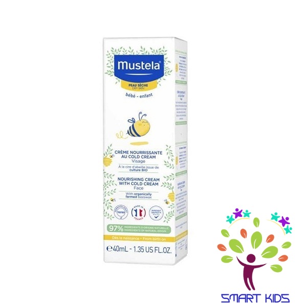 Kem Dưỡng Mặt Da Khô Mustela Nourishing Cream With Cold Cream 40ml Mẫu mới