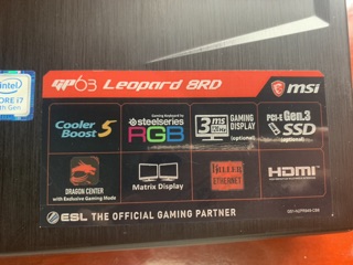 Laptop gaming MSI Leopard 8rd(GP03)