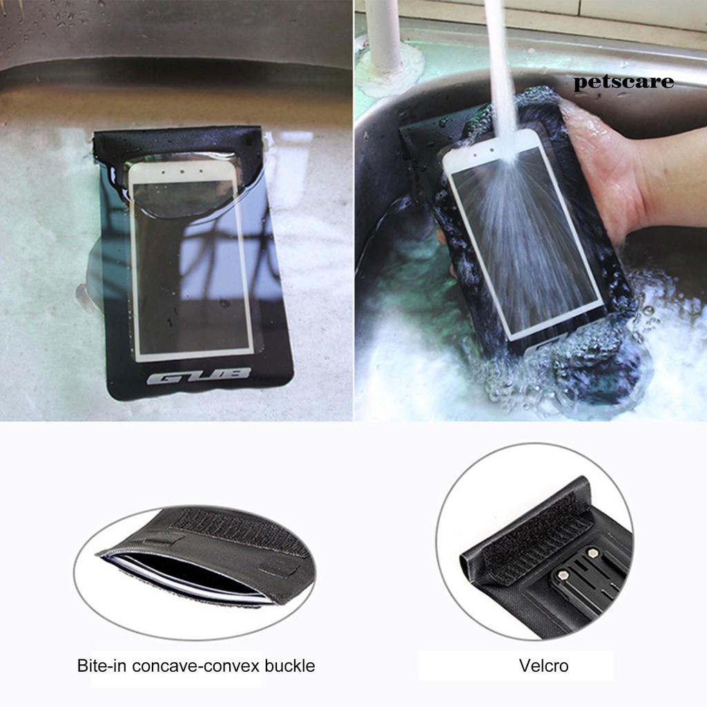 Giá Đỡ Điện Thoại Cảm Ứng Xoay 360 Độ Chống Nước Gắn Xe Đạp