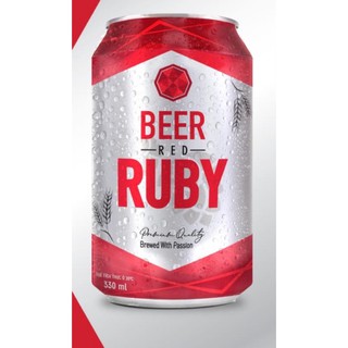  Bia red Ruby lon 330ml(thùng 24 lon) Ruby đỏ