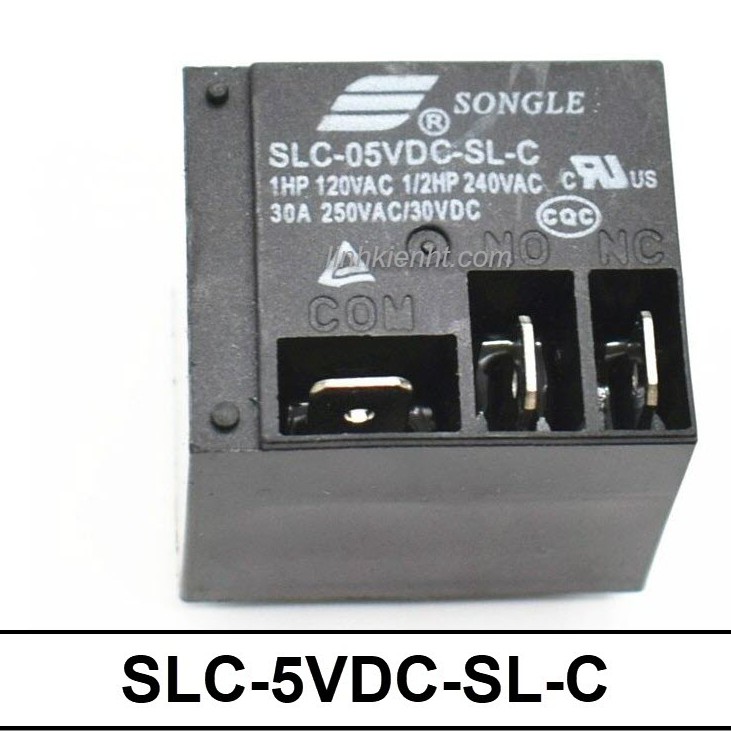 SLC-05VDC-SL-C SLC-12VDC-SL-C SLC-24VDC-SL-C rơ le thường mở 5 chân 30A T91 Songle SLC relay