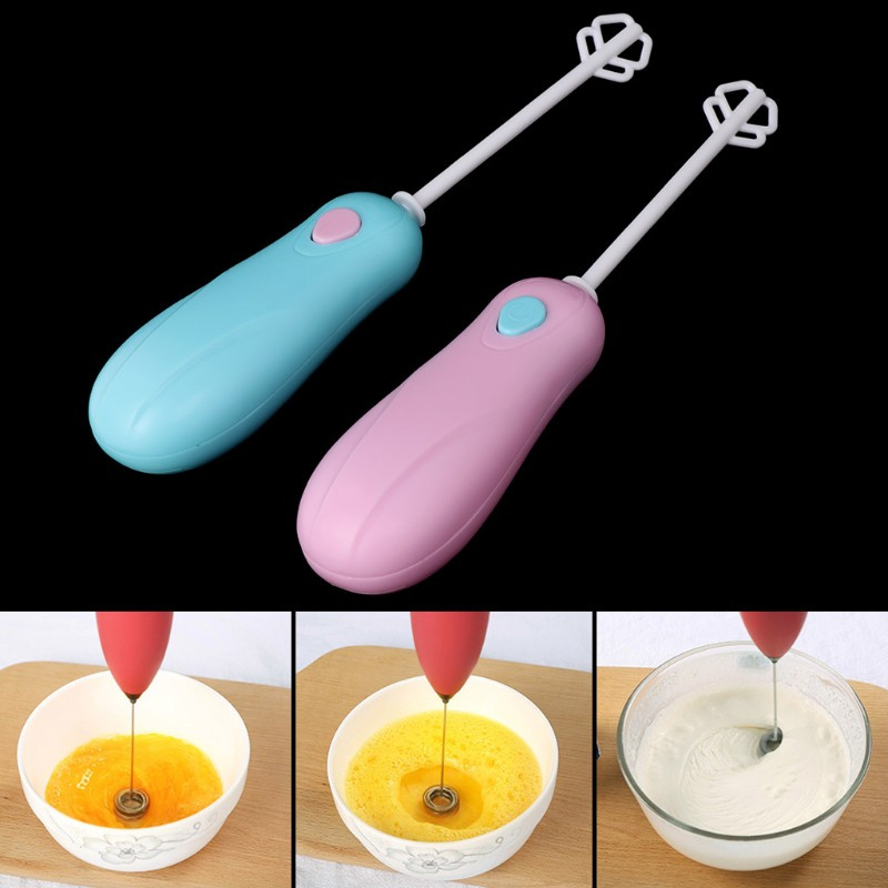 pur/ New Kitchen Electric Hand Whisk Mixer Coffee Milk Egg Beater Plastic Blender