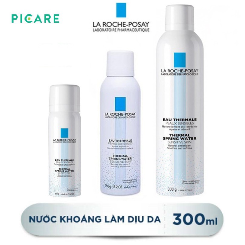 [CHÍNH HÃNG] La Roche Posay Nước Khoáng Làm Dịu Và Bảo Vệ Da Thermal Spring Water (50ml - 150ml - 300ml)