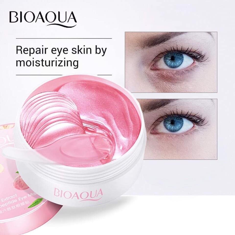 Mặt Nạ Mắt Bioaqua 60 Miếng Dưỡng Mắt Rong Biển Tảo biển Kallyn Beauti