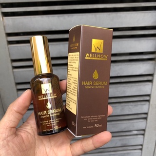 SERUM DƯỠNG BÓNG GIỮ NẾP TÓC UỐN VÀ PHỤC HỒI TÓC ARGAN OIL NOURISHING WELLNOW 50ML