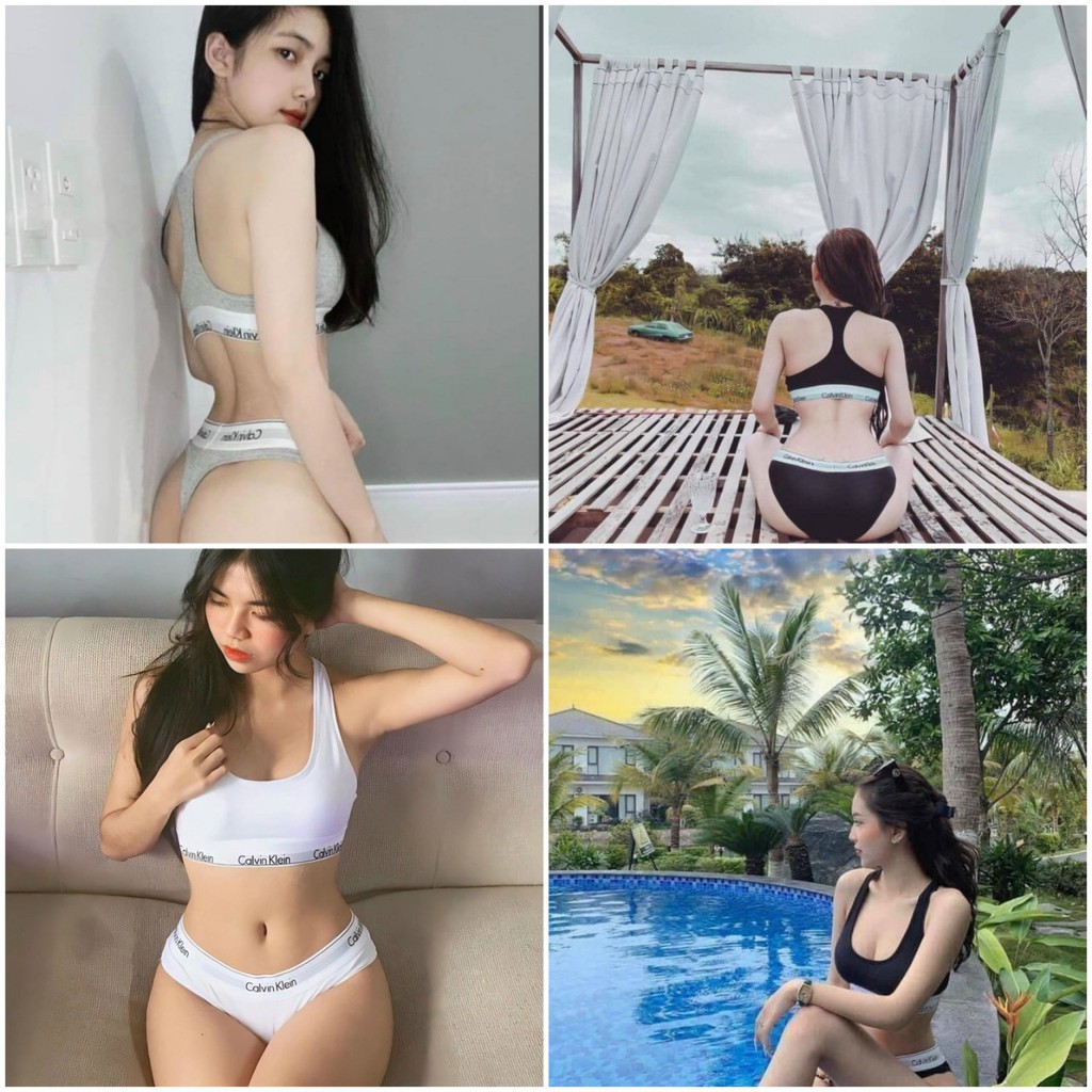 Bộ đồ lót, Bộ Bikini CK có đệm ngực chất đẹp hàng loại 1 [Thái Lan] mã LM CK-L1